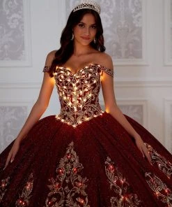 Princesa By Ariana Vara PR12264 - Lighted Sweetheart Ballgown