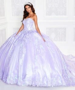 Princesa By Ariana Vara PR12265 - Jewel Lace Ballgown
