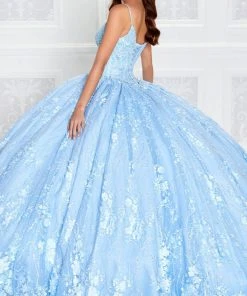 Princesa By Ariana Vara PR12268 - Applique Ornate Ballgown
