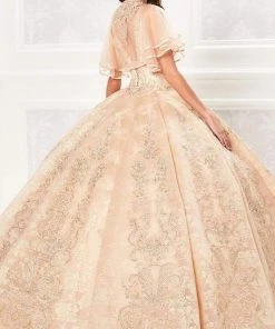 Princesa By Ariana Vara - PR21955 Lace V-Neck Ball Gown