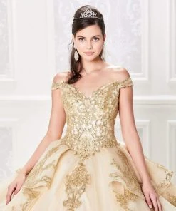 Princesa By Ariana Vara - PR21962 Lace Appliqued Off-Shoulder Dress 14 Princesa By Ariana Vara - PR21962 Lace Appliqued Off-Shoulder Dress