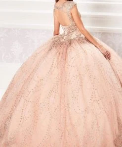 Princesa By Ariana Vara - PR21964 Embellished V Neck Dress