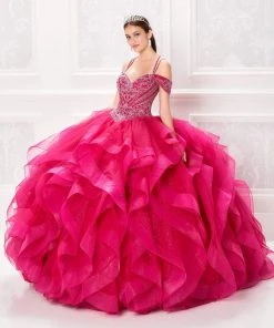Princesa By Ariana Vara - PR21966 Ruffled Off Shoulder Gown