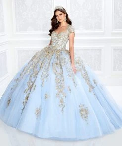 Princesa By Ariana Vara - PR22025 Short Sleeve Ball Gown 12 Princesa By Ariana Vara - PR22025 Short Sleeve Ball Gown
