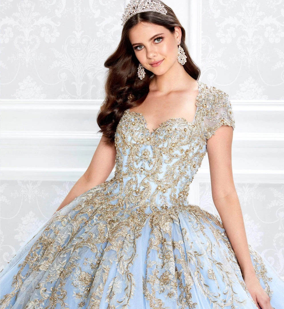 Princesa By Ariana Vara - PR22025 Short Sleeve Ball Gown 6 Princesa By Ariana Vara - PR22025 Short Sleeve Ball Gown
