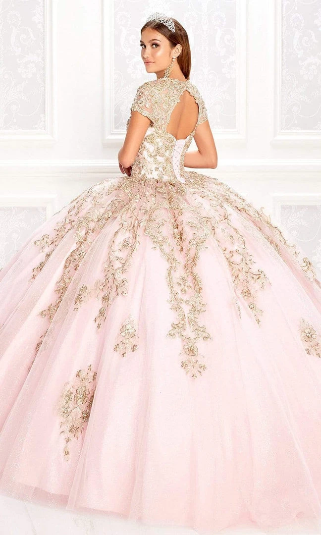 Princesa By Ariana Vara - PR22025 Short Sleeve Ball Gown 4 Princesa By Ariana Vara - PR22025 Short Sleeve Ball Gown