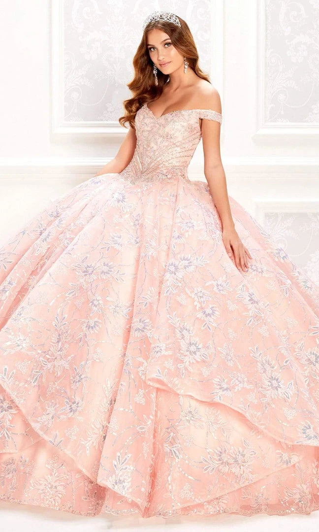 Princesa By Ariana Vara - PR22028 Embroidered Lace Ball Gown 3 Princesa By Ariana Vara - PR22028 Embroidered Lace Ball Gown