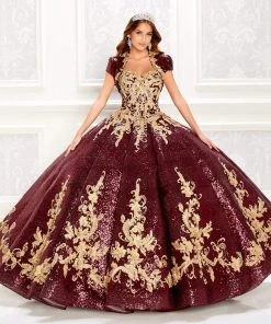Princesa By Ariana Vara - PR22030 Sequined Sweetheart Ball Gown