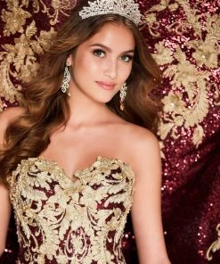 Princesa By Ariana Vara - PR22030 Sequined Sweetheart Ball Gown