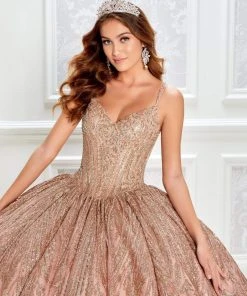 Princesa By Ariana Vara - PR22031 V-Neck Ball Gown