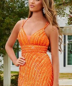 Rachel Allan 40223 - Dual Strap Beaded Homecoming Dress 8 Rachel Allan 40223 - Dual Strap Beaded Homecoming Dress