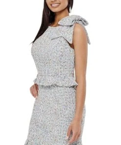 Rachel Allan - 50057 Peplum Sheath Short Dress