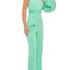 Rachel Allan - 50108 Bishop Sleeve One Shoulder Jumpsuit
