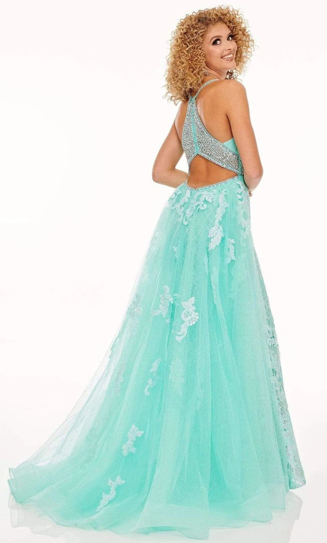 Rachel Allan - 70026 Sequined Mermaid Overskirt Gown 4 Rachel Allan - 70026 Sequined Mermaid Overskirt Gown