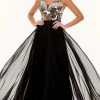 Rachel Allan - 70060 Sweetheart Cut Glass Bodice A-Line Gown