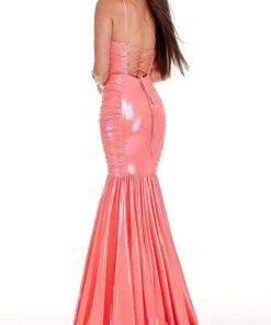 Rachel Allan - 70061 Sleeveless Ruche-Ornate Mermaid Gown 9 Rachel Allan - 70061 Sleeveless Ruche-Ornate Mermaid Gown