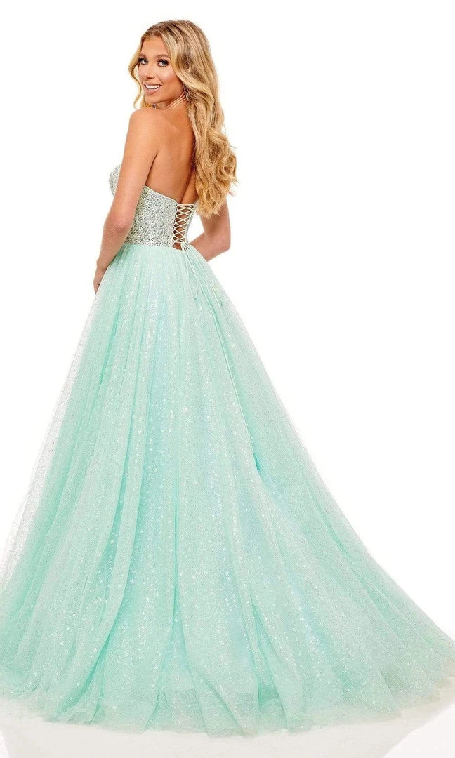 Rachel Allan - 70140 Strapless Sweetheart A-Line Gown 4 Rachel Allan - 70140 Strapless Sweetheart A-Line Gown
