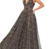 Rachel Allan - 70151 Sequin Ornate A-Line Gown