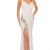 Rachel Allan - 70156 Fitted V-Neck Evening Dress 2 Rachel Allan - 70156 Fitted V-Neck Evening Dress