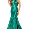 Rachel Allan - 70240 Halter Strap Cutout Mermaid Gown
