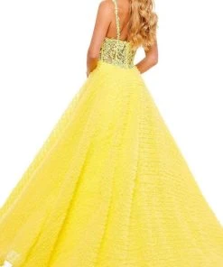 Rachel Allan - 70265 Corset Ruffled Ballgown