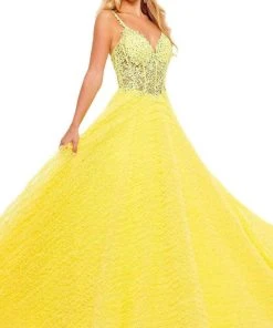 Rachel Allan - 70265 Corset Ruffled Ballgown