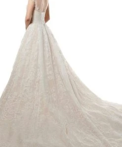 Rachel Allan - M777 Allover Embroidered Tulle Ballgown Wedding Dress