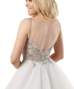 Rachel Allan - M780 Fully Beaded Bodice Tulle Ballgown Wedding Dress