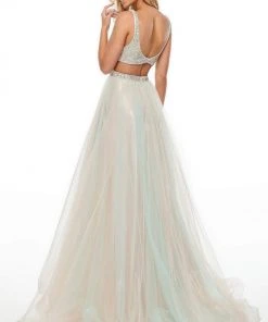 Rachel Allan Prom - 7015 Bead Embellished A-Line Evening Dress 10 Rachel Allan Prom - 7015 Bead Embellished A-Line Evening Dress