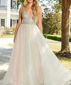 Rachel Allan Prom - 7015 Bead Embellished A-Line Evening Dress 11 Rachel Allan Prom - 7015 Bead Embellished A-Line Evening Dress