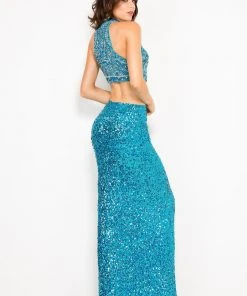 Scala - 25398L Dress In Sky Blue