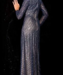 Scala - 48312 Dress In Navy Nude