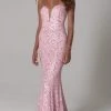 SCALA - 60093 Strapless Sweetheart Sheath Dress