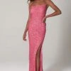 SCALA - 60100 Scoop Sequined Column Dress