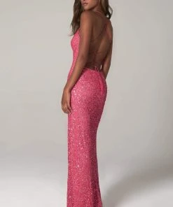 SCALA - 60100 Scoop Sequined Column Dress 11 SCALA - 60100 Scoop Sequined Column Dress