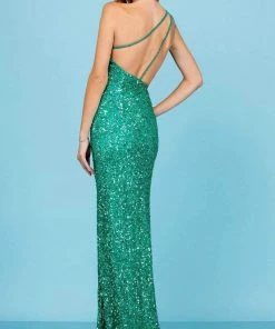 SCALA - 60290 Strappy Back Sequin Gown