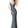 Sherri Hill - 50860 Fully Beaded Deep V-neck Sheath Dress