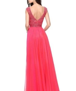 Sherri Hill - 51091 Two-Piece Beaded Cap Sleeve Chiffon Dress 8 Sherri Hill - 51091 Two-Piece Beaded Cap Sleeve Chiffon Dress