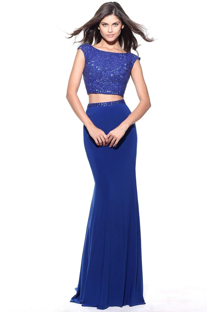 Sherri Hill - 51125 Beaded Two Piece Scoop Long Dress 3 Sherri Hill - 51125 Beaded Two Piece Scoop Long Dress