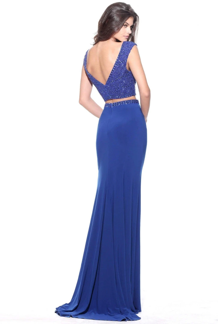 Sherri Hill - 51125 Beaded Two Piece Scoop Long Dress 4 Sherri Hill - 51125 Beaded Two Piece Scoop Long Dress