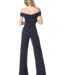 Sherri Hill - 51433 Off-Shoulder Jumpsuit 9 Sherri Hill - 51433 Off-Shoulder Jumpsuit