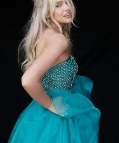 Sherri Hill - 51438 Strapless Beaded Bodice A-Line Dress