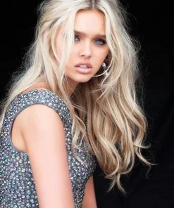 Sherri Hill - 51447 Embellished Wide V-neck Ballgown