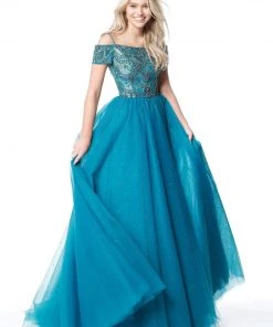 Sherri Hill - 51450 Embellished Off-Shoulder Ballgown 17 Sherri Hill - 51450 Embellished Off-Shoulder Ballgown