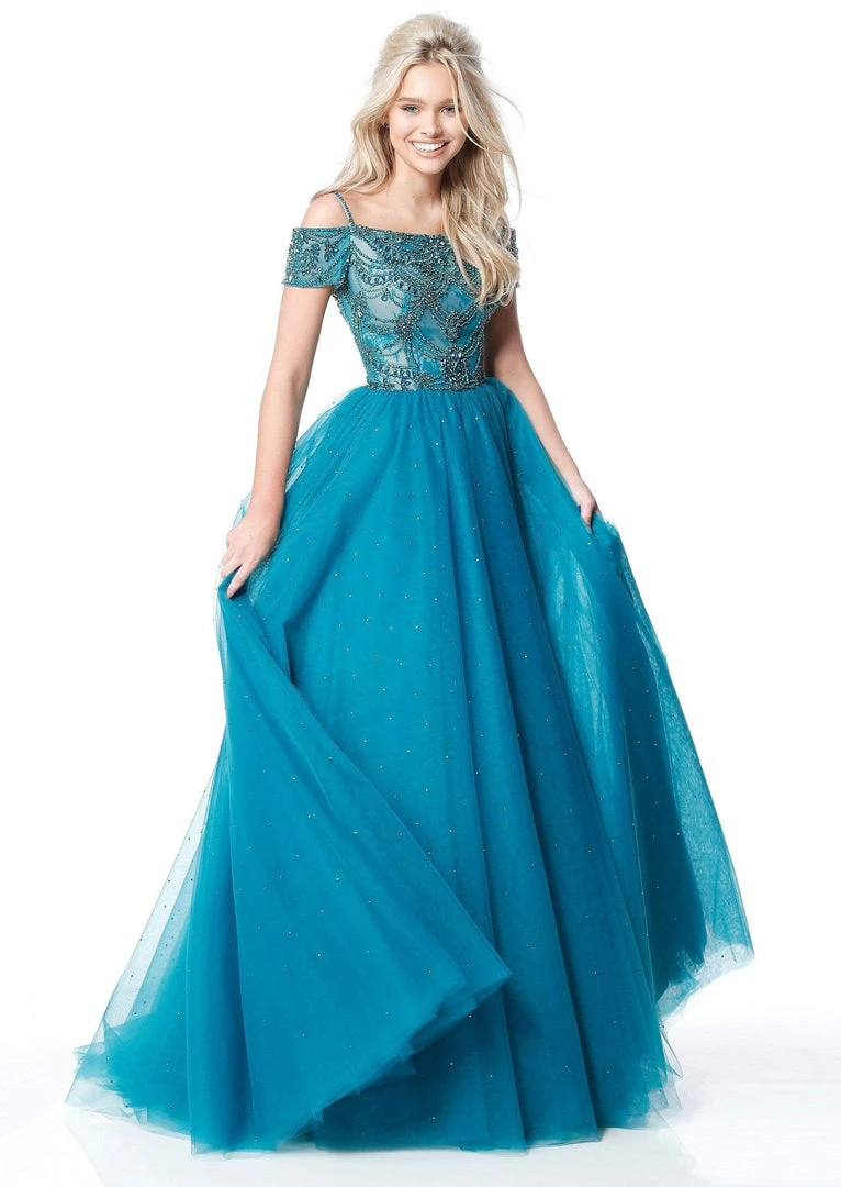 Sherri Hill - 51450 Embellished Off-Shoulder Ballgown 9 Sherri Hill - 51450 Embellished Off-Shoulder Ballgown