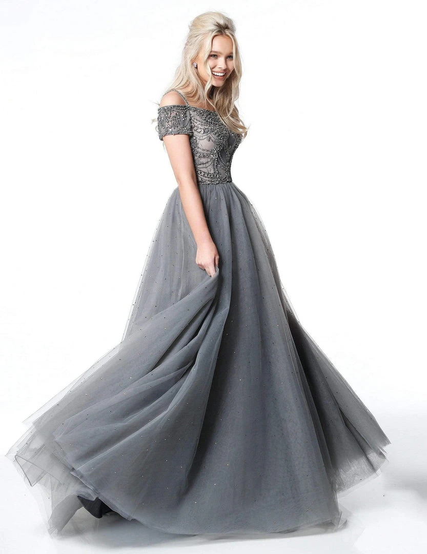 Sherri Hill - 51450 Embellished Off-Shoulder Ballgown 5 Sherri Hill - 51450 Embellished Off-Shoulder Ballgown