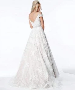 Sherri Hill - 51451 Beaded Off-Shoulder A Line Evening Dress