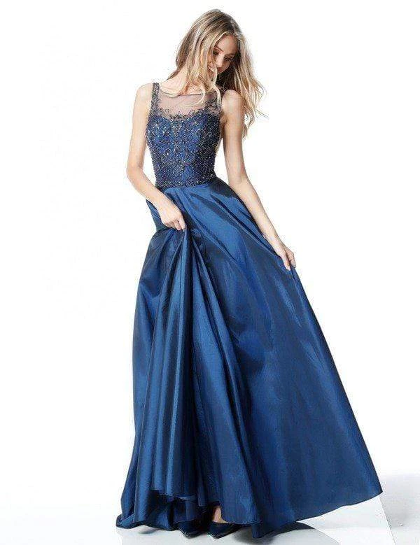 Sherri Hill - 51478 Embellished Bateau A-line Dress With Train 5 Sherri Hill - 51478 Embellished Bateau A-line Dress With Train