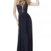 Sherri Hill - 51553 Plunging Halter A Line Evening Dress