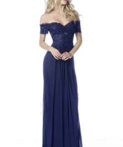 Sherri Hill - 51556 Beaded Lace Off-Shoulder A-Line Dress 15 Sherri Hill - 51556 Beaded Lace Off-Shoulder A-Line Dress